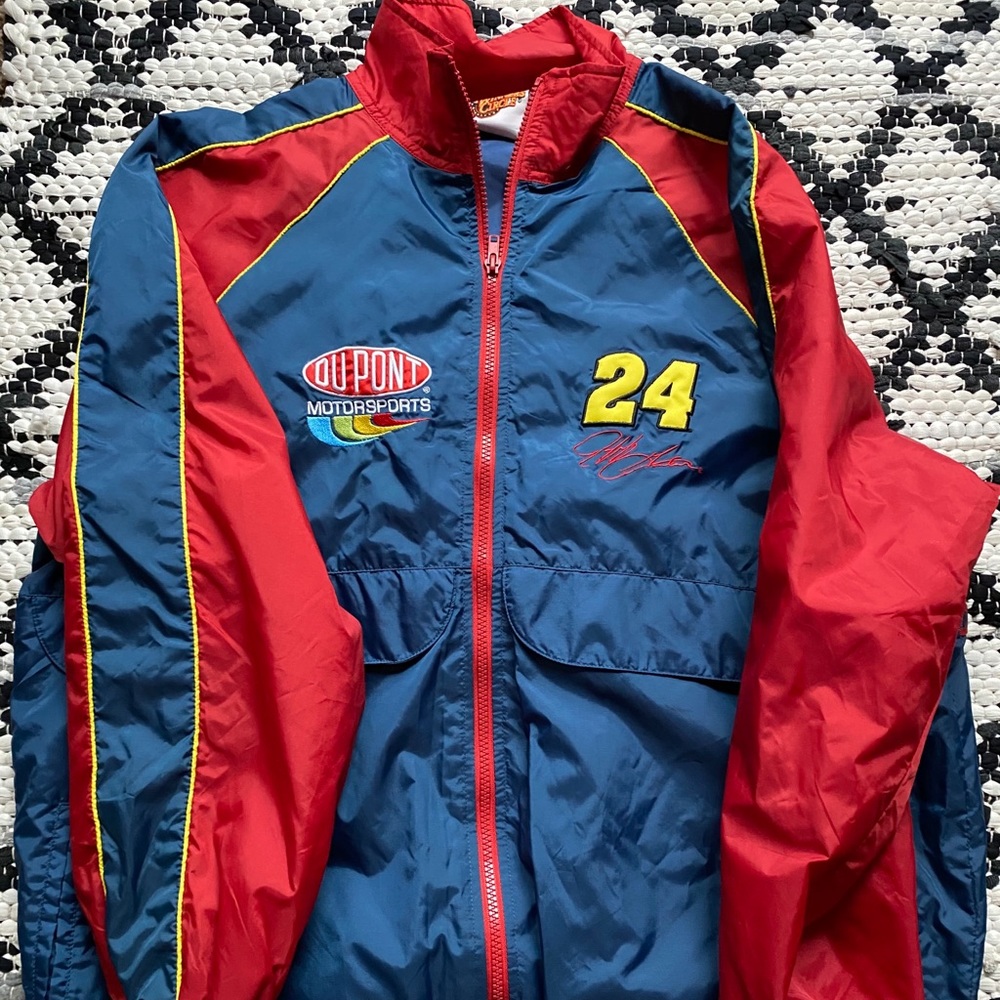 JEFF GORDON #24 NASCAR THROWBACK JACKET